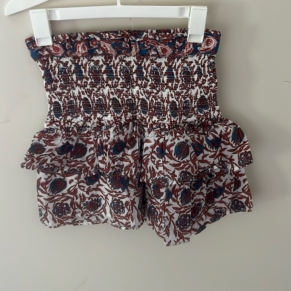 Patterned high waist stretchy skirt!